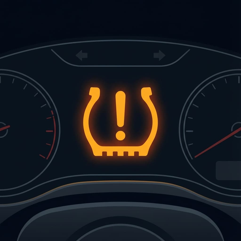 Tyre Pressure Monitoring System (TPMS) Warning Light dashboard symbol